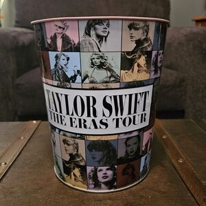 Taylor Swift The Eras Tour Metal Popcorn Bucket.